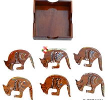 Bộ lót ly hình Kangaroo (6 cái) 