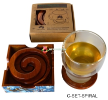 Lot ly gỗ xoắn ốc