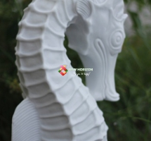 Tượng cá ngựa - Bột đá