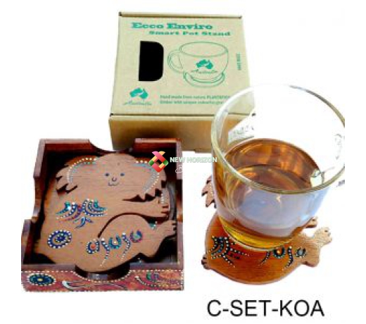 Bộ lót ly 6 món gấu Koala