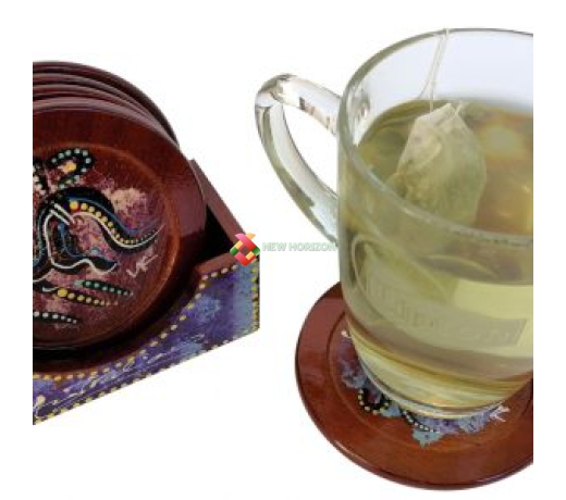 Bộ lót ly tròn 6 miếng độc đáo